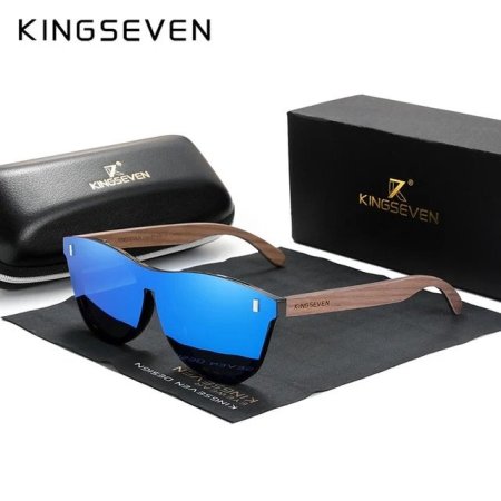 Original KINGSEVEN Bublinga Wood - BLUE